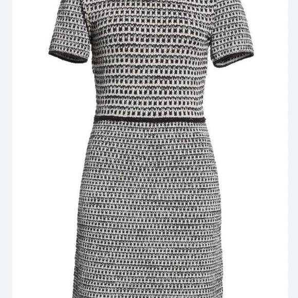 NEVER WORN!!!! Tory Burch Embellished Tweed Dress - Picture 10 of 12